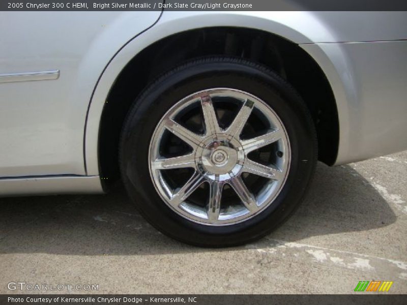 Bright Silver Metallic / Dark Slate Gray/Light Graystone 2005 Chrysler 300 C HEMI