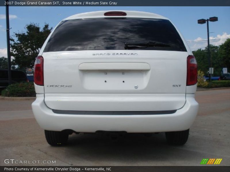 Stone White / Medium Slate Gray 2007 Dodge Grand Caravan SXT