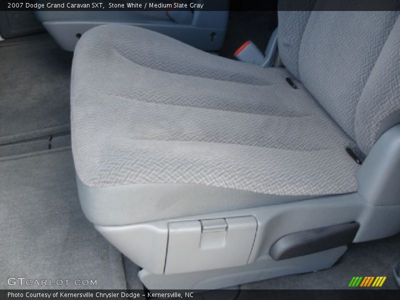 Stone White / Medium Slate Gray 2007 Dodge Grand Caravan SXT