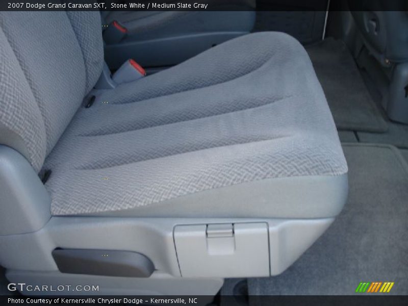 Stone White / Medium Slate Gray 2007 Dodge Grand Caravan SXT
