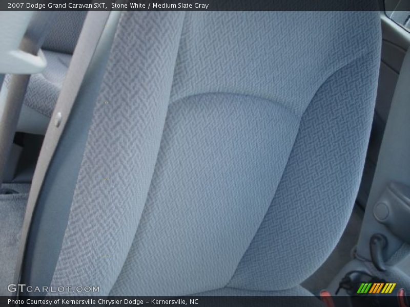 Stone White / Medium Slate Gray 2007 Dodge Grand Caravan SXT