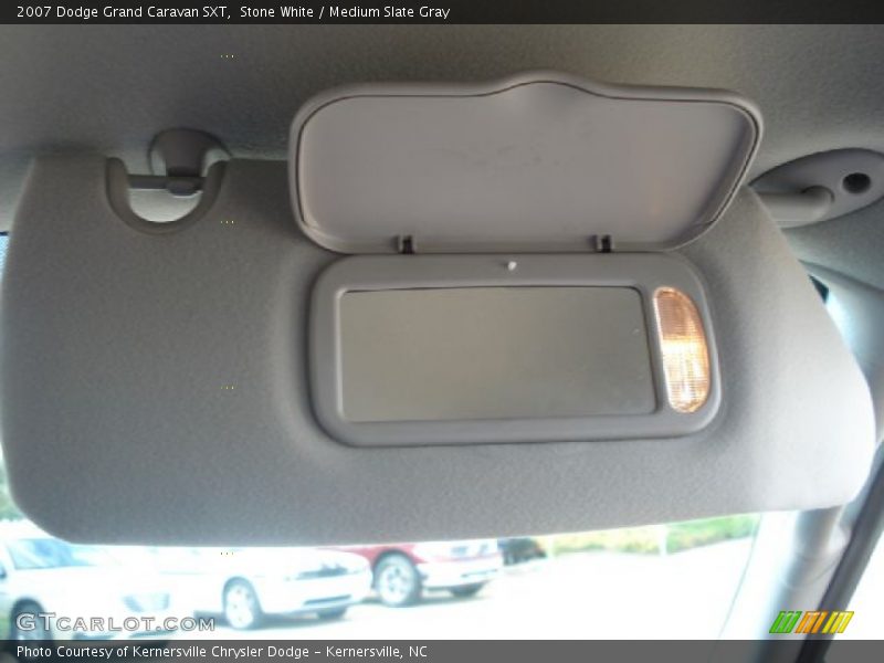 Stone White / Medium Slate Gray 2007 Dodge Grand Caravan SXT