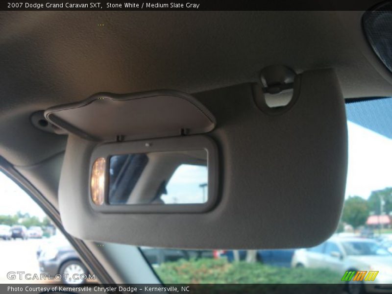 Stone White / Medium Slate Gray 2007 Dodge Grand Caravan SXT