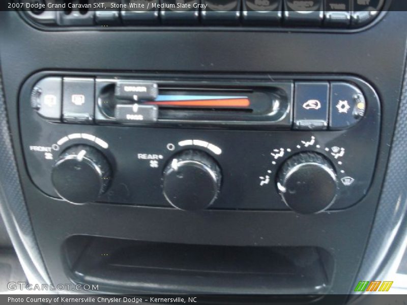 Stone White / Medium Slate Gray 2007 Dodge Grand Caravan SXT