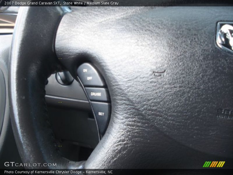 Stone White / Medium Slate Gray 2007 Dodge Grand Caravan SXT