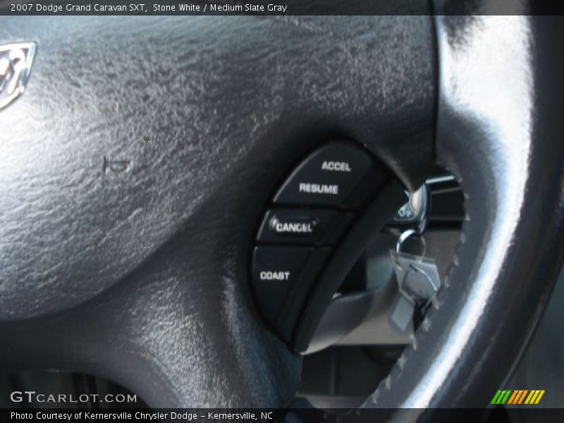 Stone White / Medium Slate Gray 2007 Dodge Grand Caravan SXT