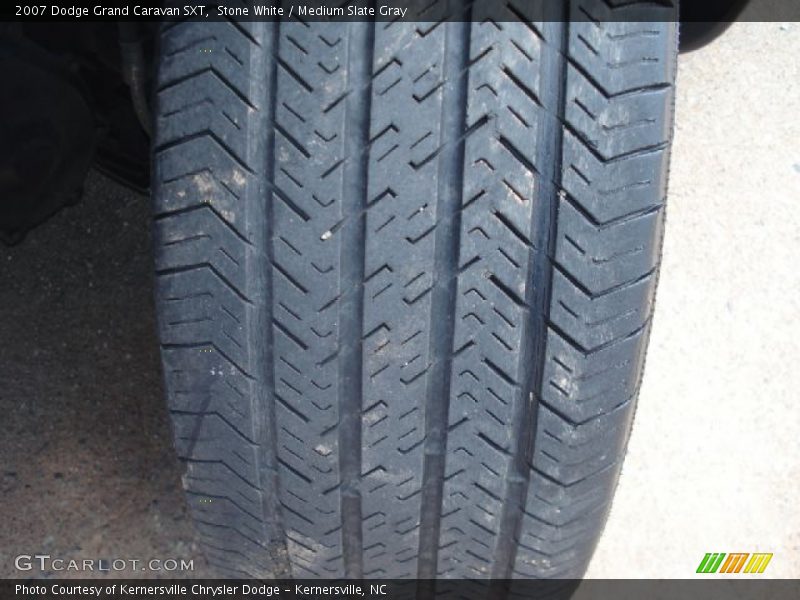 Stone White / Medium Slate Gray 2007 Dodge Grand Caravan SXT
