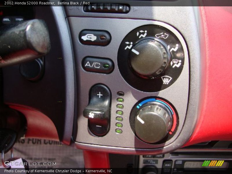 Controls of 2002 S2000 Roadster