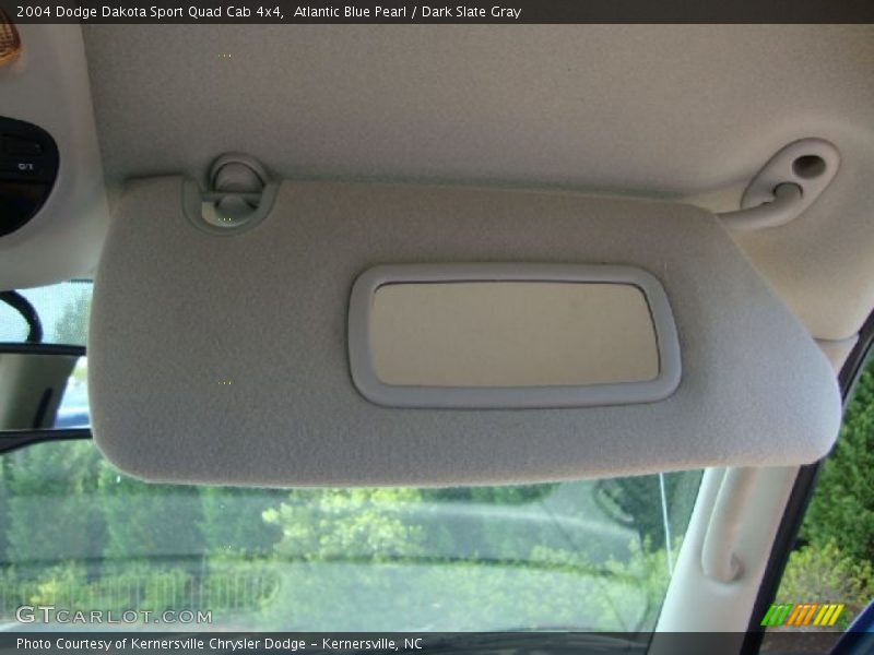 Atlantic Blue Pearl / Dark Slate Gray 2004 Dodge Dakota Sport Quad Cab 4x4