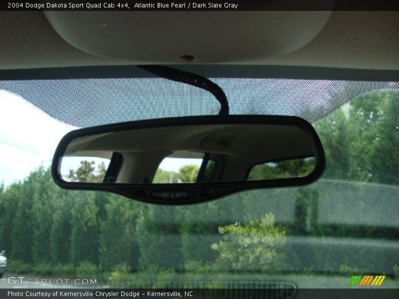 Atlantic Blue Pearl / Dark Slate Gray 2004 Dodge Dakota Sport Quad Cab 4x4