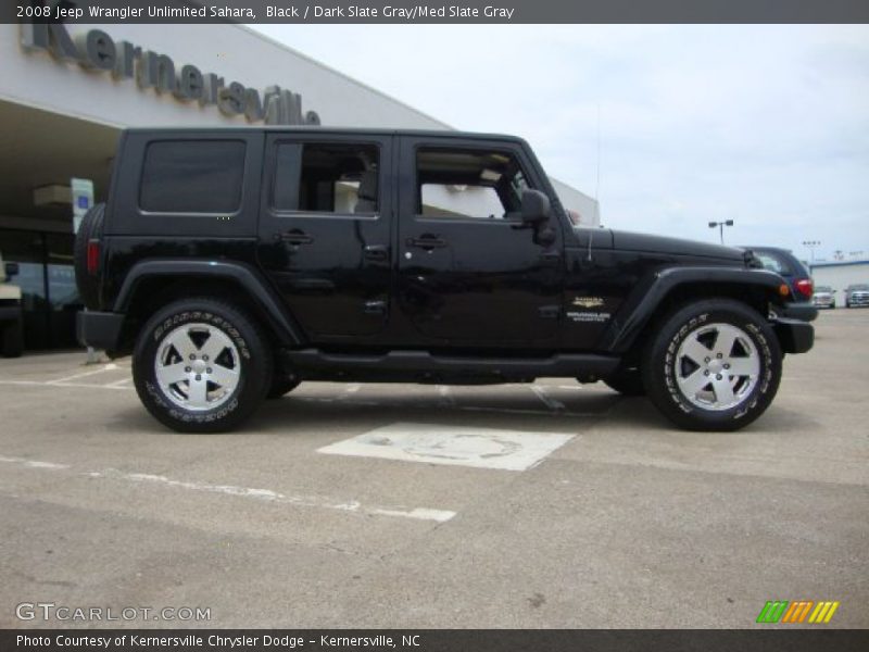 Black / Dark Slate Gray/Med Slate Gray 2008 Jeep Wrangler Unlimited Sahara