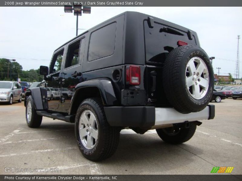 Black / Dark Slate Gray/Med Slate Gray 2008 Jeep Wrangler Unlimited Sahara