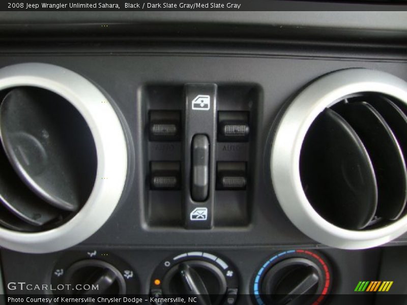 Black / Dark Slate Gray/Med Slate Gray 2008 Jeep Wrangler Unlimited Sahara