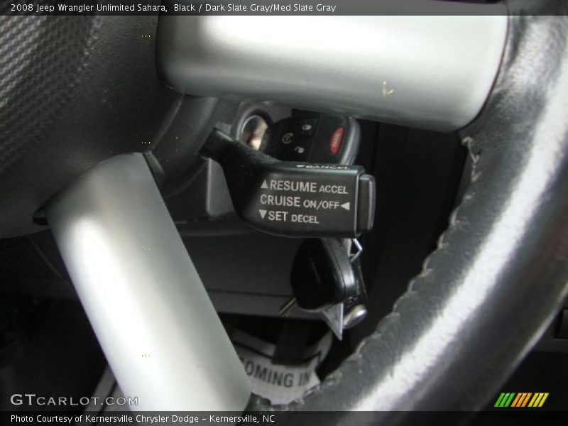 Black / Dark Slate Gray/Med Slate Gray 2008 Jeep Wrangler Unlimited Sahara
