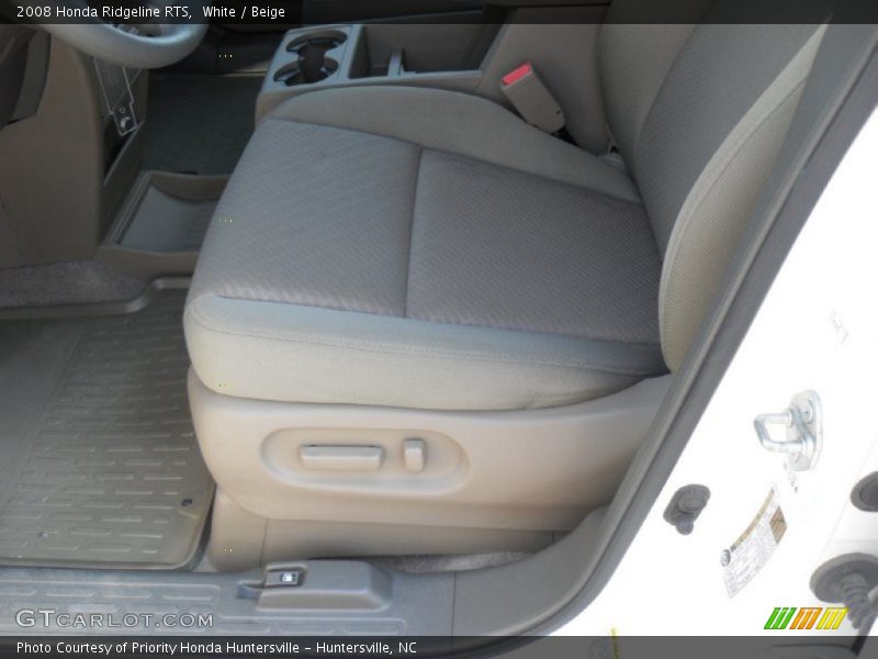White / Beige 2008 Honda Ridgeline RTS
