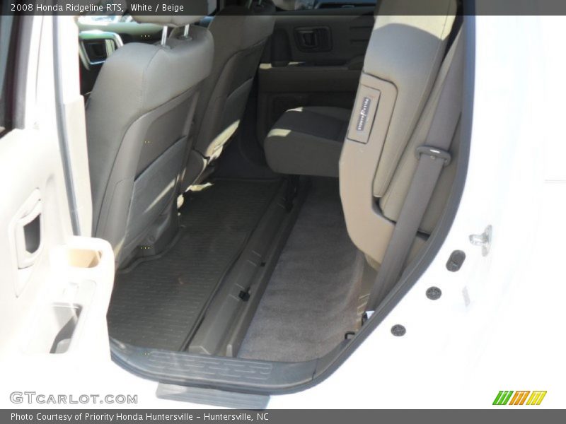 White / Beige 2008 Honda Ridgeline RTS