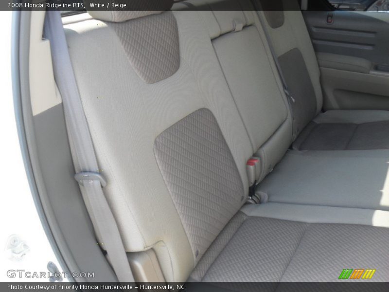 White / Beige 2008 Honda Ridgeline RTS