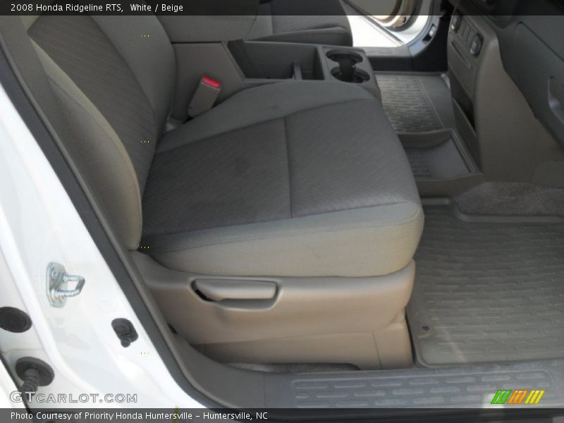 White / Beige 2008 Honda Ridgeline RTS