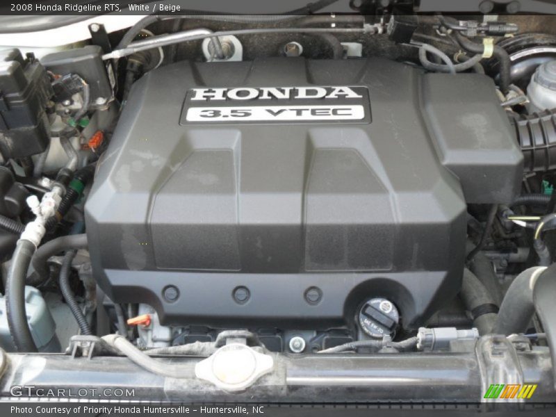 White / Beige 2008 Honda Ridgeline RTS