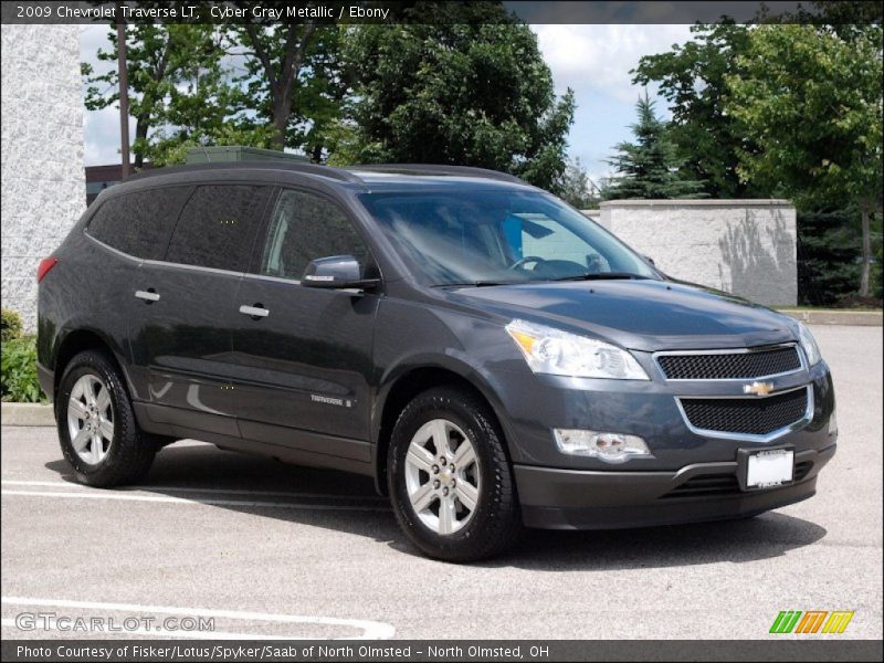 Cyber Gray Metallic / Ebony 2009 Chevrolet Traverse LT