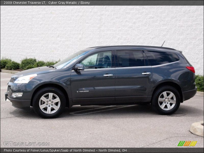 Cyber Gray Metallic / Ebony 2009 Chevrolet Traverse LT