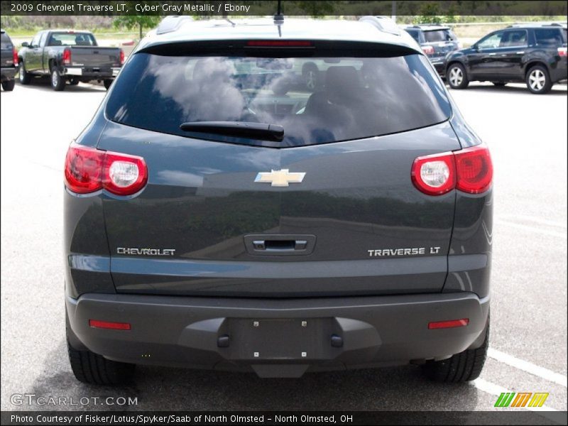 Cyber Gray Metallic / Ebony 2009 Chevrolet Traverse LT