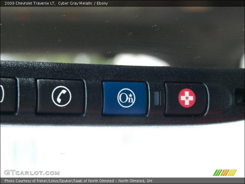 Cyber Gray Metallic / Ebony 2009 Chevrolet Traverse LT