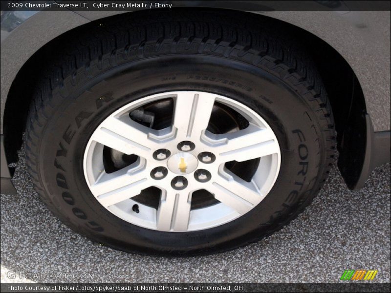 Cyber Gray Metallic / Ebony 2009 Chevrolet Traverse LT