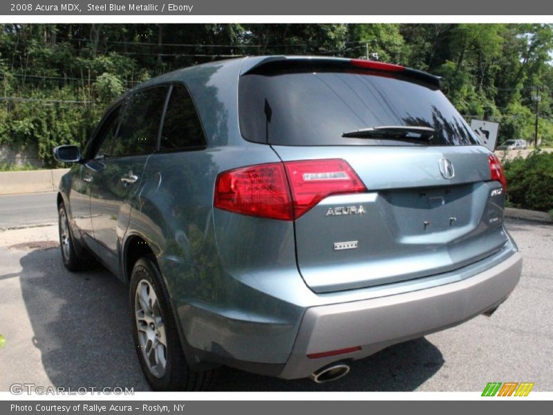 Steel Blue Metallic / Ebony 2008 Acura MDX