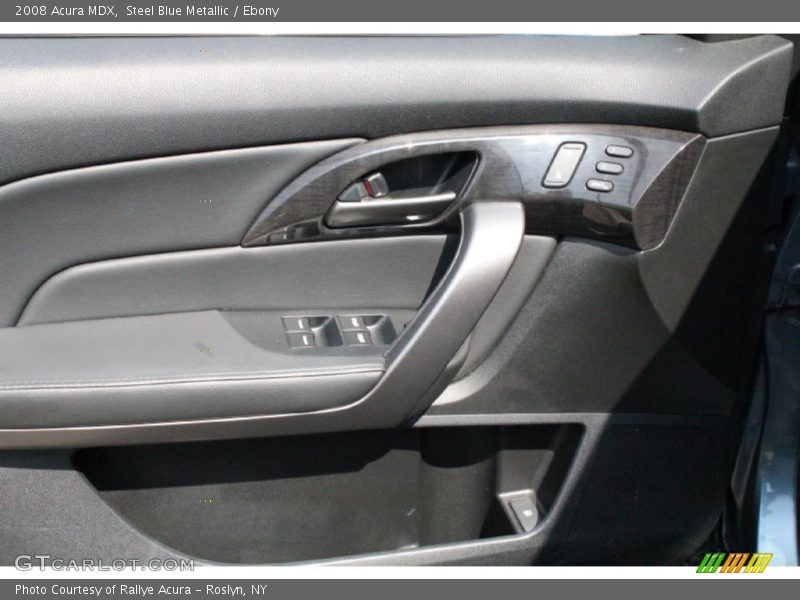 Steel Blue Metallic / Ebony 2008 Acura MDX
