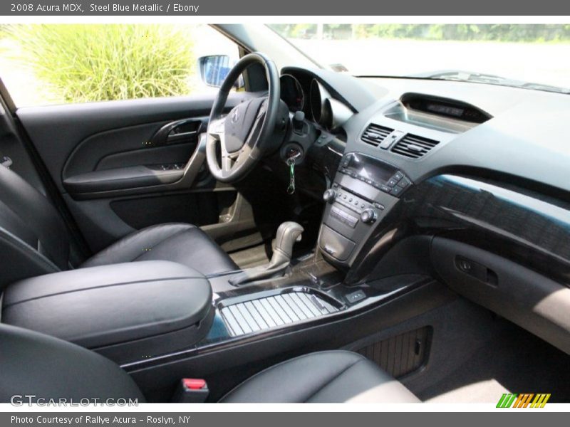 Steel Blue Metallic / Ebony 2008 Acura MDX