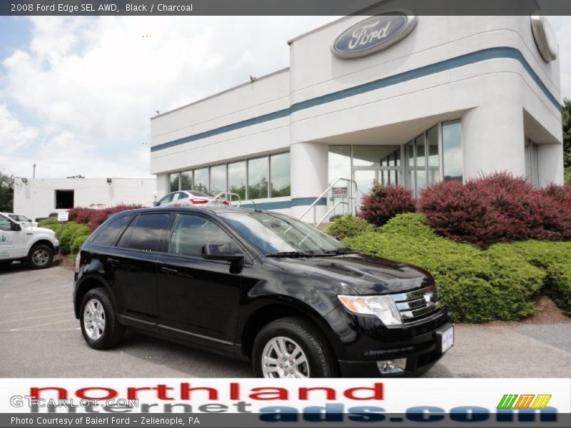 Black / Charcoal 2008 Ford Edge SEL AWD