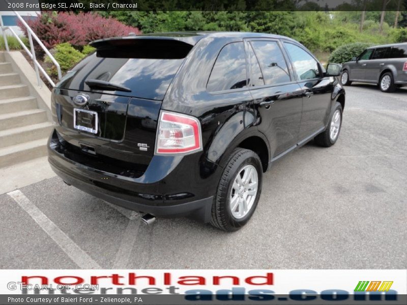 Black / Charcoal 2008 Ford Edge SEL AWD