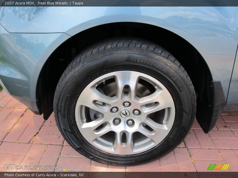 Steel Blue Metallic / Taupe 2007 Acura MDX