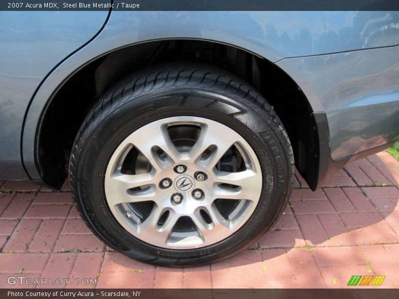 Steel Blue Metallic / Taupe 2007 Acura MDX