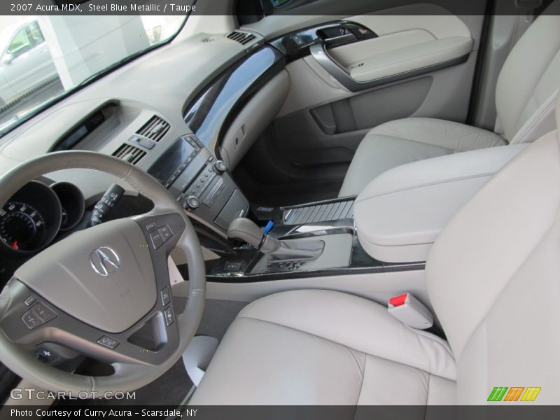 Steel Blue Metallic / Taupe 2007 Acura MDX