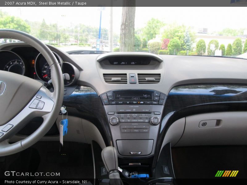 Steel Blue Metallic / Taupe 2007 Acura MDX