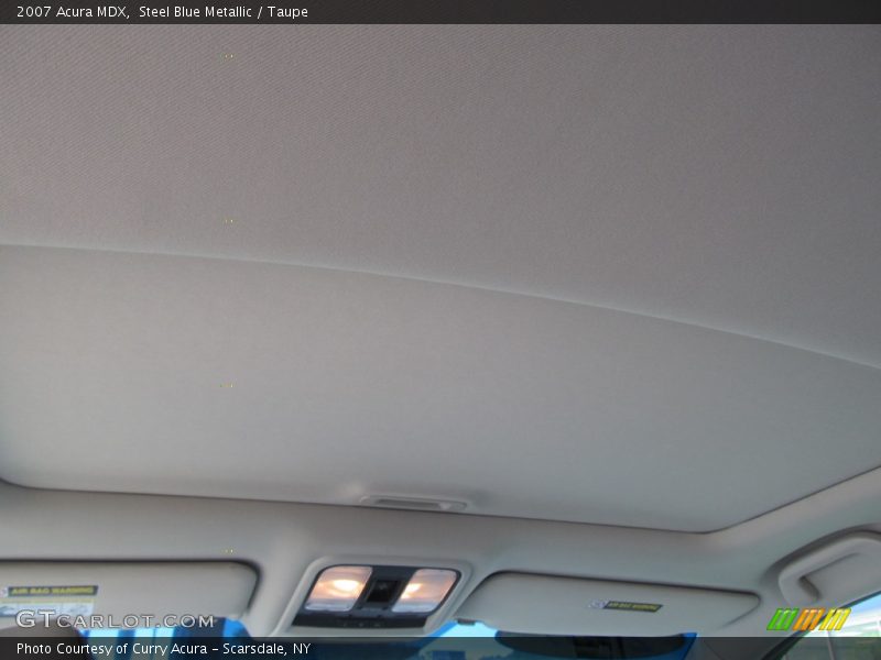 Steel Blue Metallic / Taupe 2007 Acura MDX