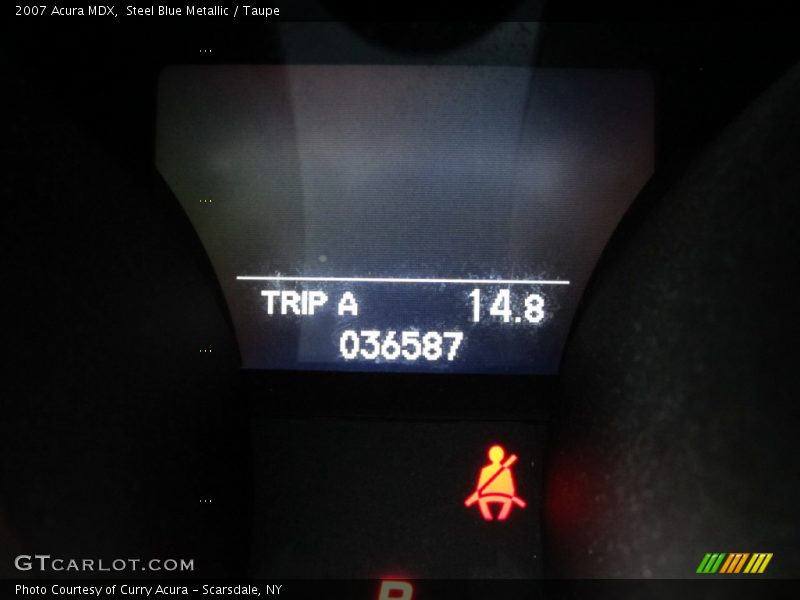 Steel Blue Metallic / Taupe 2007 Acura MDX