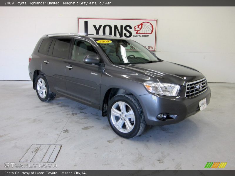 Magnetic Gray Metallic / Ash 2009 Toyota Highlander Limited