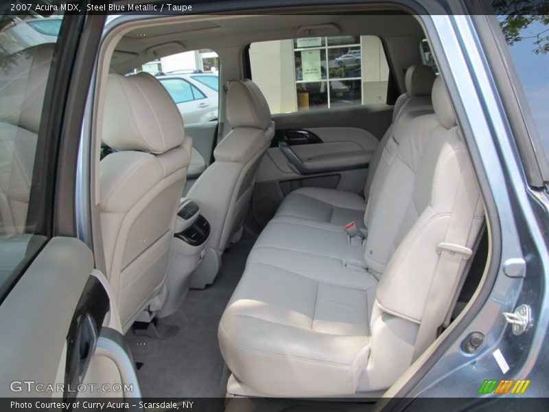 Steel Blue Metallic / Taupe 2007 Acura MDX