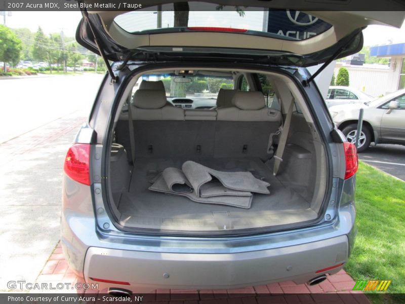 Steel Blue Metallic / Taupe 2007 Acura MDX