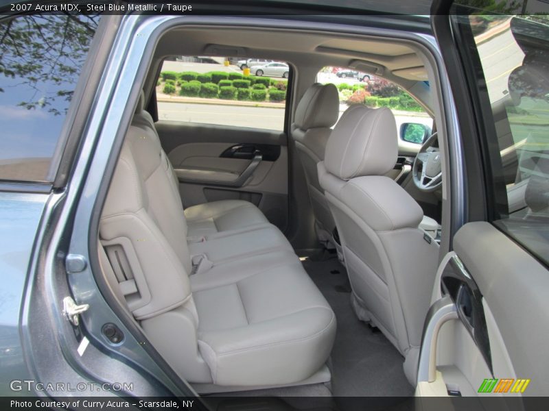 Steel Blue Metallic / Taupe 2007 Acura MDX