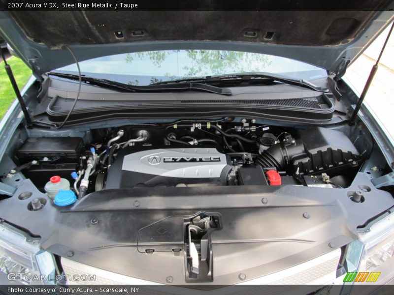 Steel Blue Metallic / Taupe 2007 Acura MDX