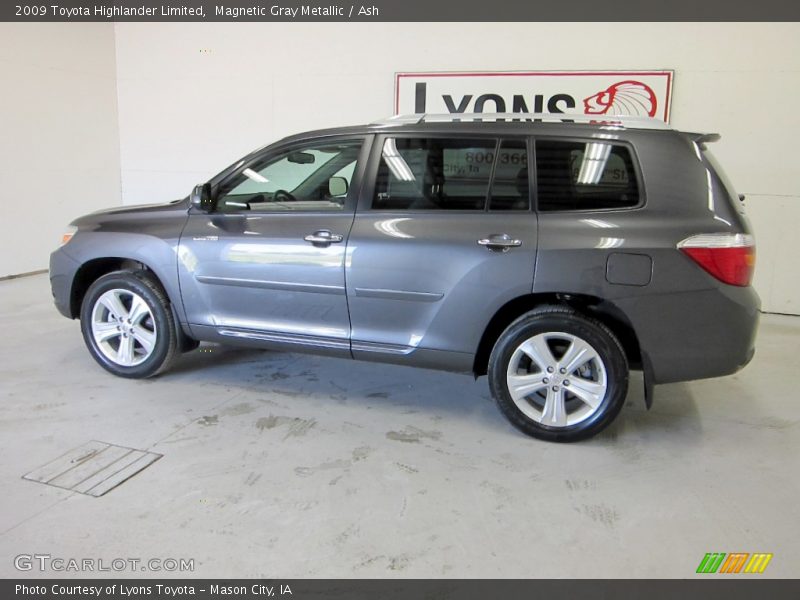 Magnetic Gray Metallic / Ash 2009 Toyota Highlander Limited