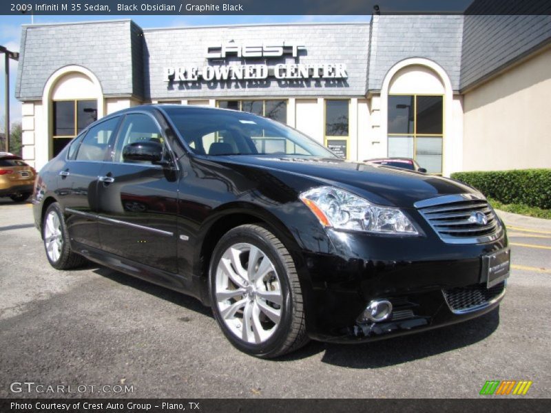 Black Obsidian / Graphite Black 2009 Infiniti M 35 Sedan
