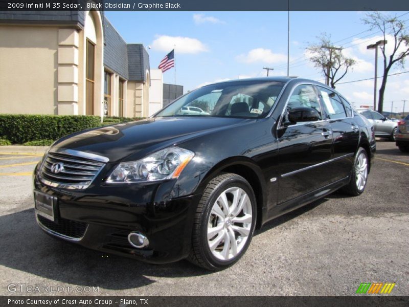 Black Obsidian / Graphite Black 2009 Infiniti M 35 Sedan