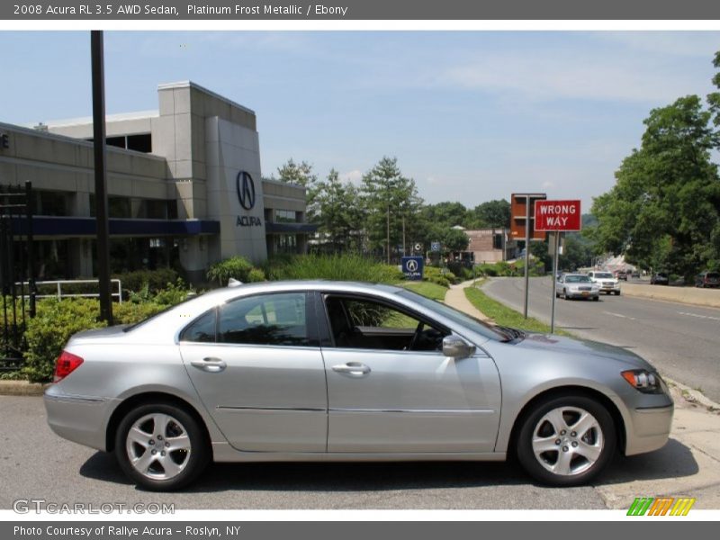 Platinum Frost Metallic / Ebony 2008 Acura RL 3.5 AWD Sedan