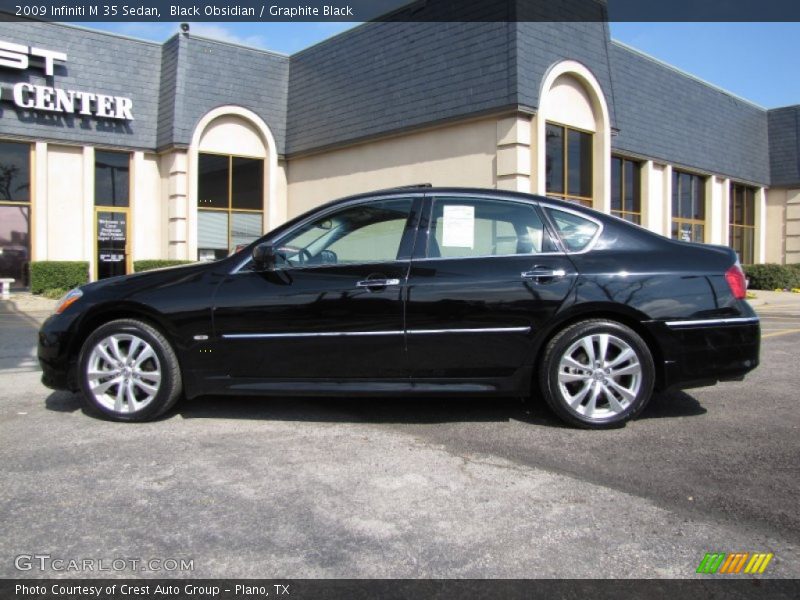 Black Obsidian / Graphite Black 2009 Infiniti M 35 Sedan