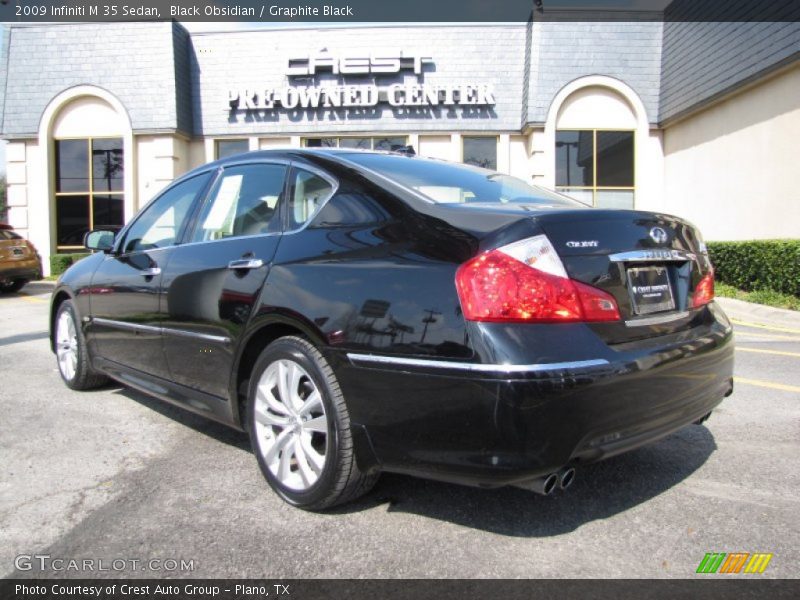 Black Obsidian / Graphite Black 2009 Infiniti M 35 Sedan